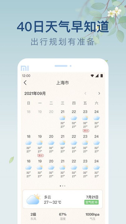 雨日天气预报图3