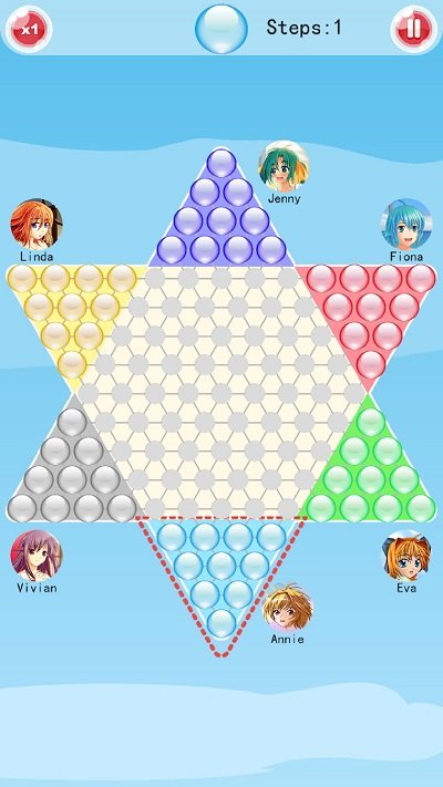 天天跳棋联机版图1