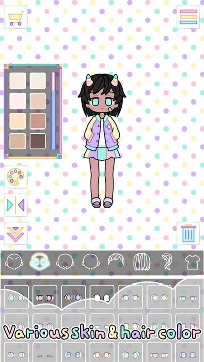 缤纷女孩换装游戏图1