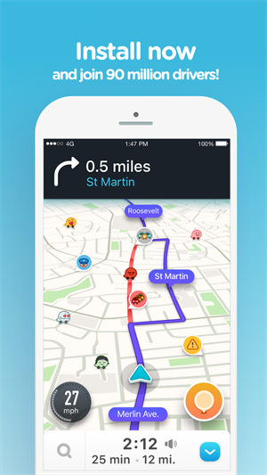 waze中文版导航地图图5