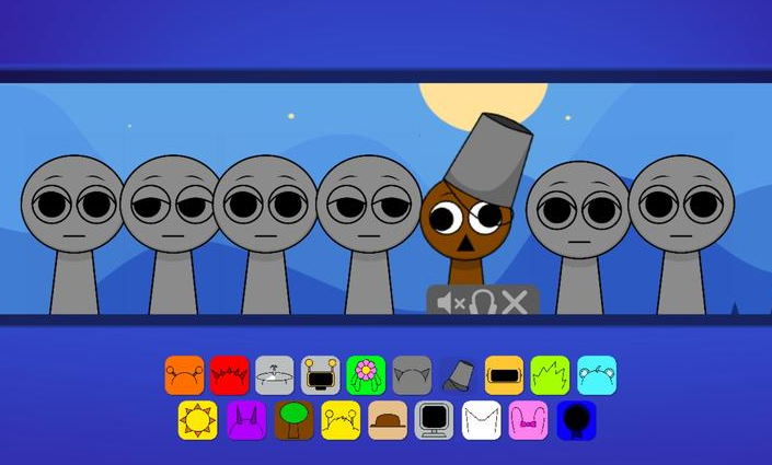 节奏合作Sprunki冷酷打击图1