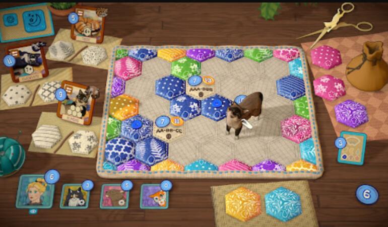 猫与花毯图3