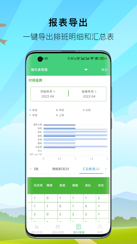 E排班图2