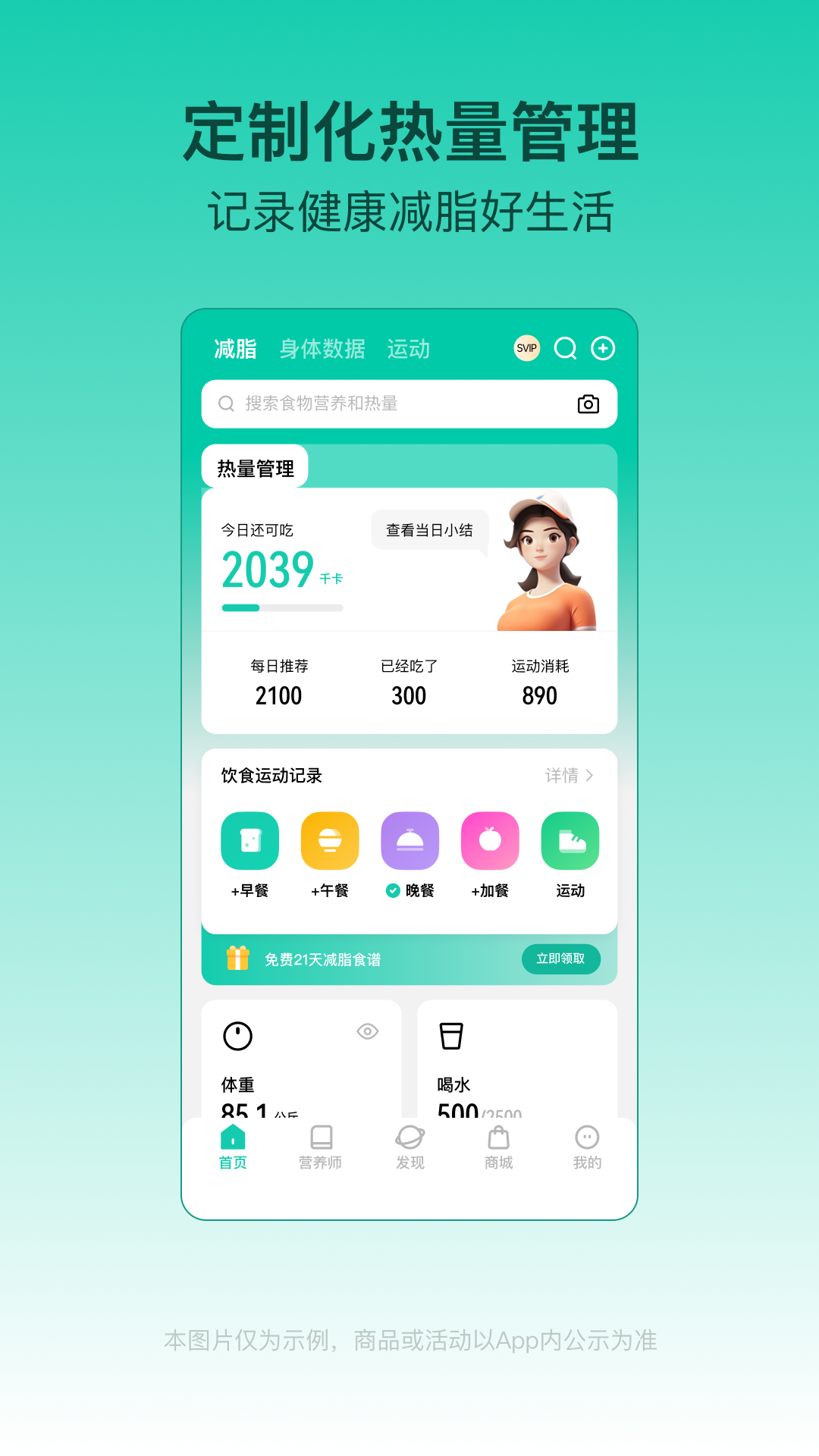 热量减肥法图1