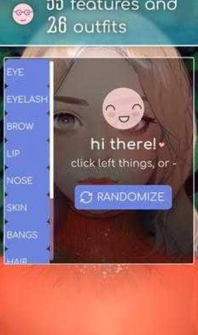 动态肖像捏脸女生版图2
